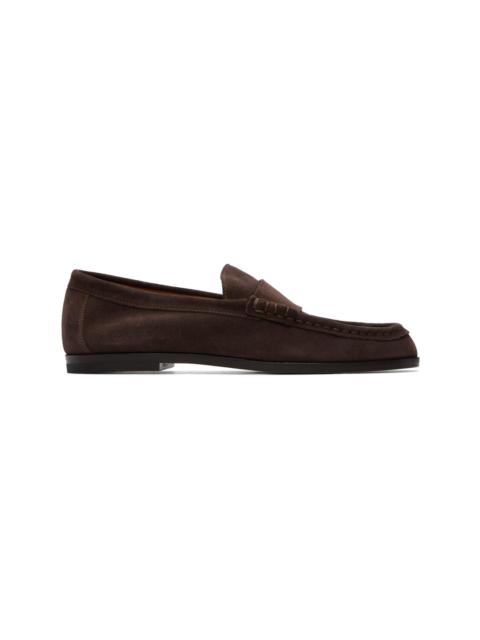 Common Projects Brown Suede Loafers