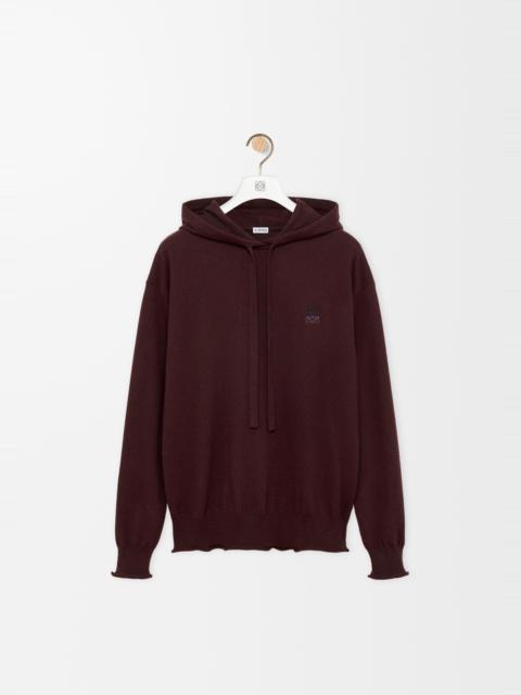 Loewe Hoodie in cotton and cashmere
