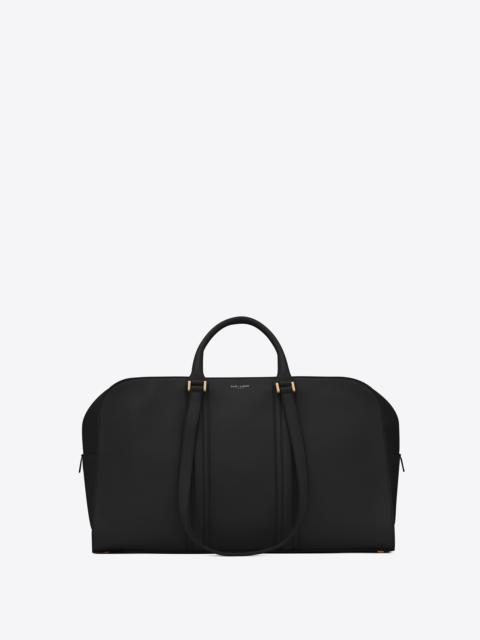 SAINT LAURENT commuter duffle bag in smooth leather