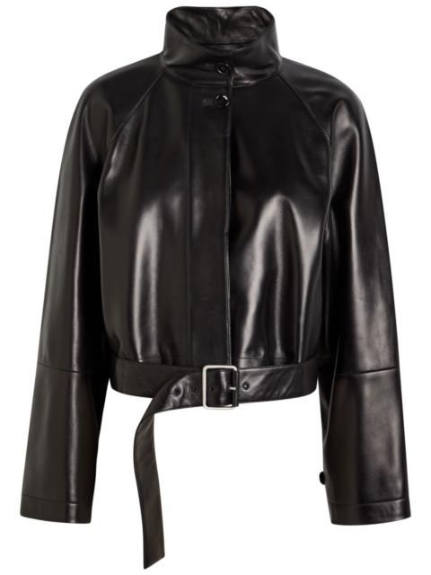 Loewe Loewe Belted Leather Jacket