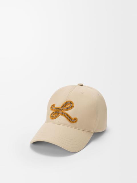Loewe L patch cap in cotton
