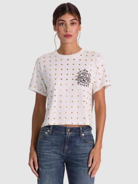 Alice + Olivia ALVERA STUDDED TEE