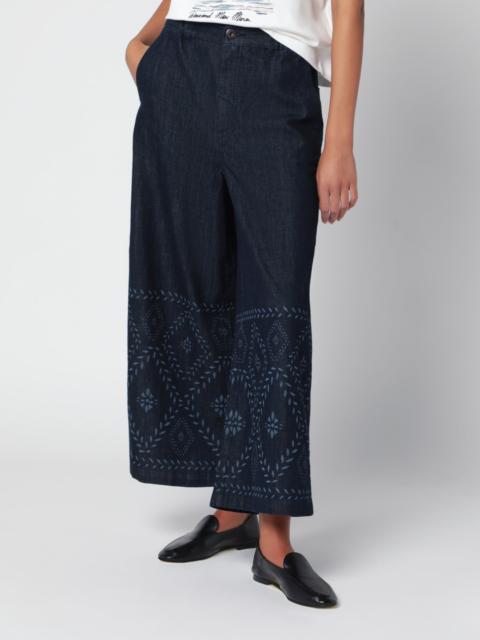 WEEKEND Max Mara Blue cotton poplin shirt