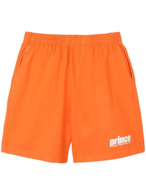 Sporty & Rich Prince cotton gym shorts