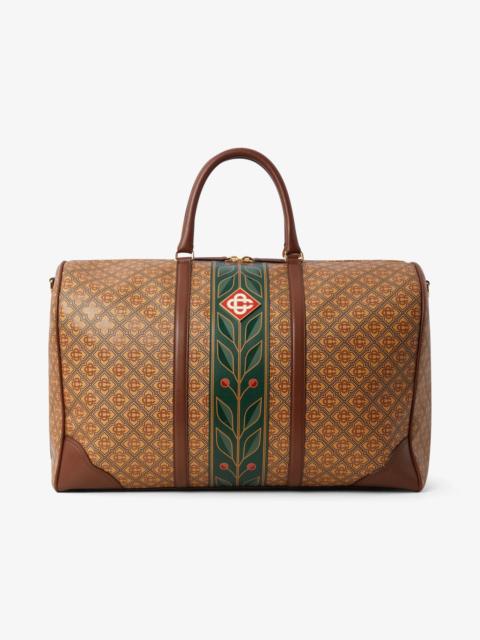 CASABLANCA Beige Monogram Weekender Bag