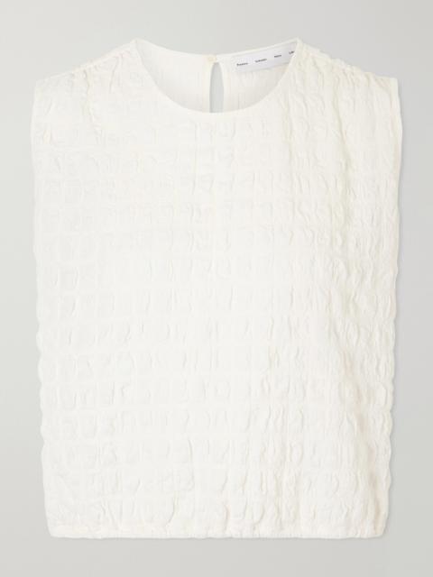 Proenza Schouler Bradley Textured Jersey Tank Top