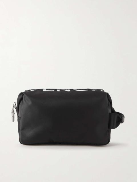 Givenchy G-Zip Logo-Print Shell Wash Bag