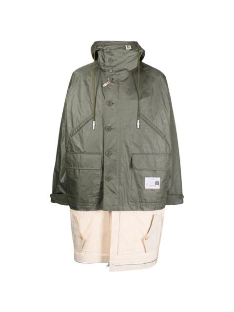 Maison MIHARAYASUHIRO layered hooded coat
