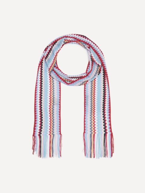 Missoni Fringed Zig-Zag Viscose Scarf