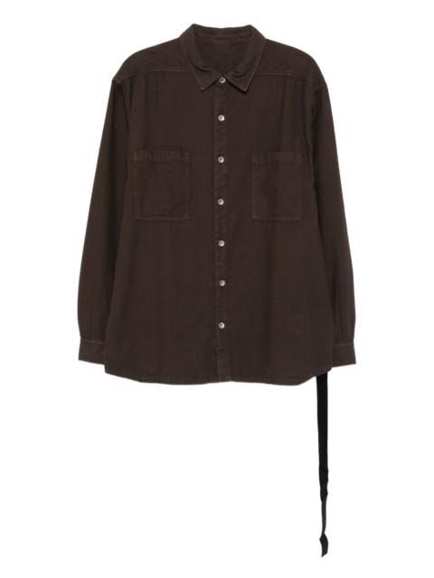 Rick Owens DRKSHDW button-fastening pocket shirt