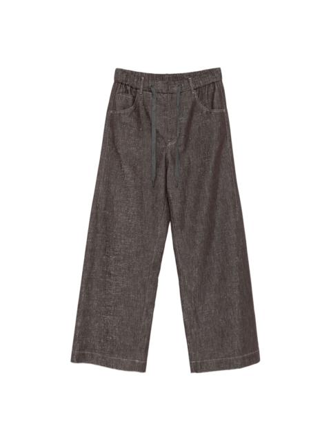 Brunello Cucinelli drawstring-waist trousers