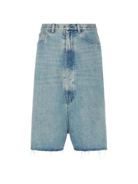 Maison Margiela Maison Margiela Dropped-rise Denim Shorts