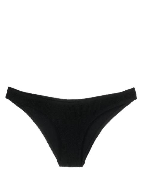bond-eye seersucker-texture stretch bikini bottom