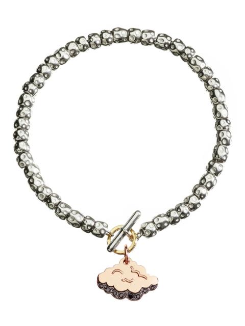 DoDo GRANELLI BRACELETS & CLOUD CHARM IN ROSE GOLD AND DIAMONDS