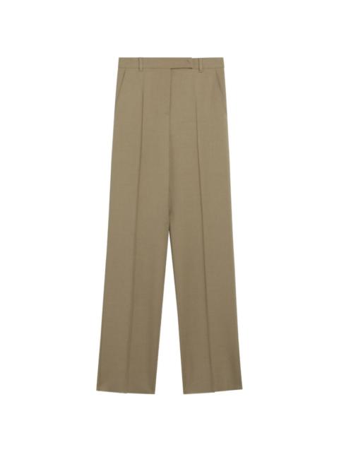 Max Mara pressed-crease tailored trousers