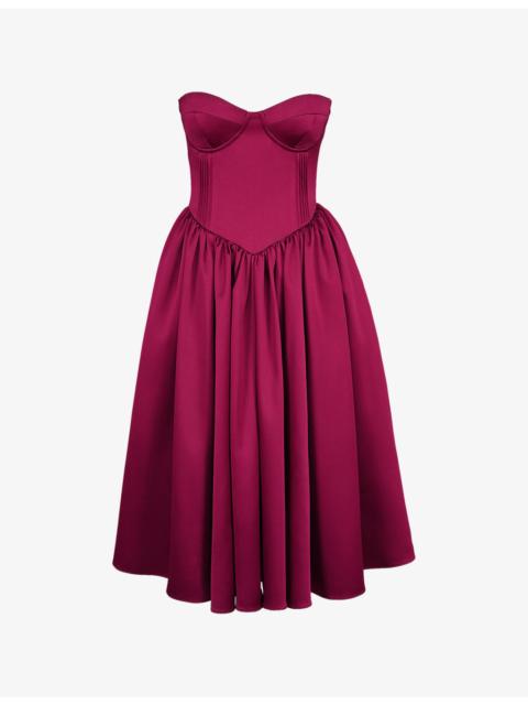 House of CB Coco Satin Midi Dress