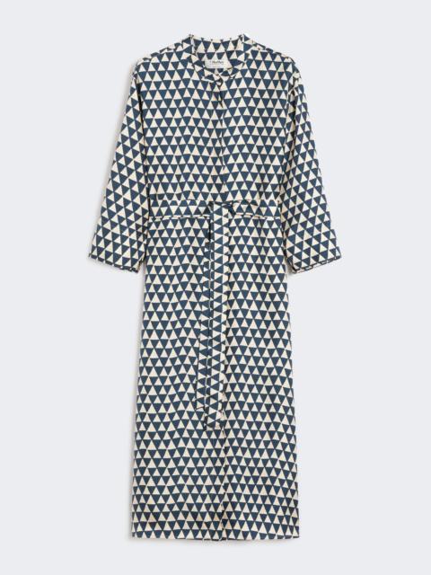 'S Max Mara TIMESILK Printed silk twill kaftan