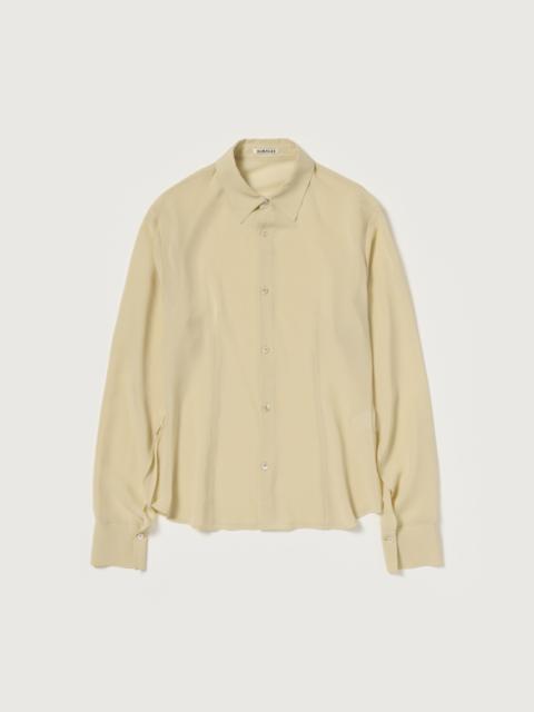 AURALEE AIRY SILK GEORGETTE SHIRT