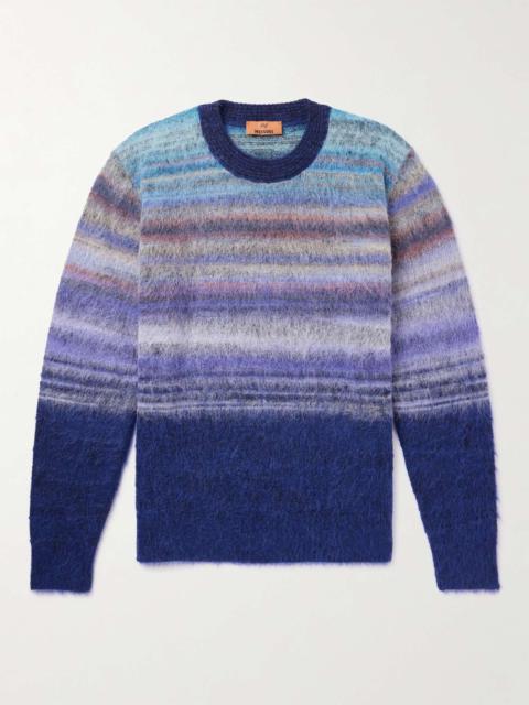 Space-Dyed Degradé Mohair Sweater