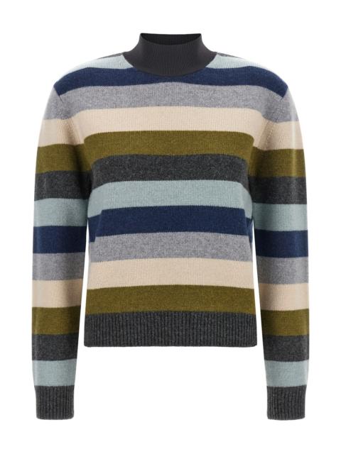 TORY BURCH Striped Wool Sweater
