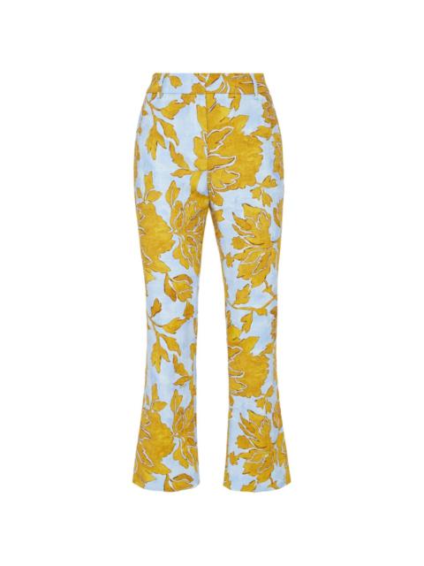 24/7 floral-print cropped trousers