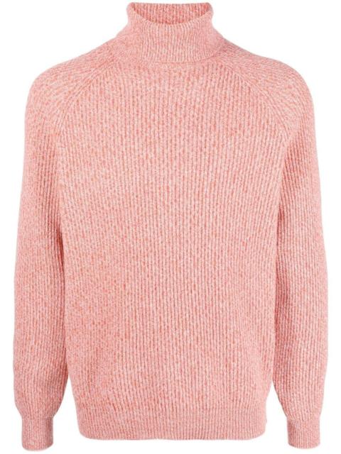 Brunello Cucinelli ribbed-knit roll-neck jumper