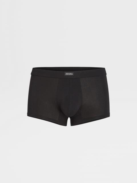 ZEGNA BLACK STRETCH MODAL TRUNKS