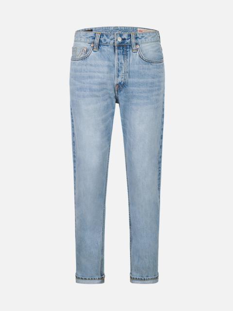 EVISU Graffiti-Style Daicock Print Carrot Fit Jeans #2017