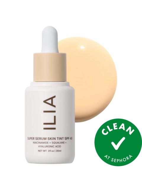 ILIA Beauty Super Serum Skin Tint SPF 40 - Hydrating Foundation