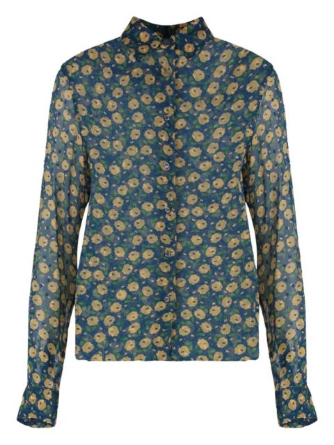 Aspesi floral-print shirt