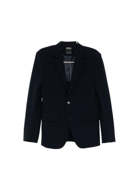 ZEGNA SINGLE-BREASTED NOTCHED-LAPELS SUIT