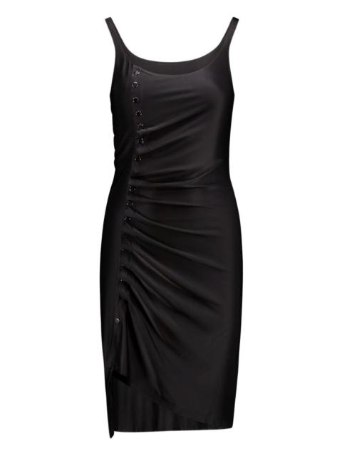 rabanne draped-detail sleeveless dress
