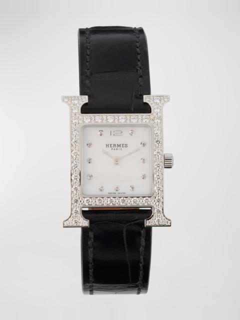 Hermès Heure H Watch, Small Model, 25 mm