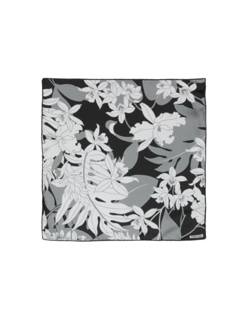 TOM FORD floral-print square silk scarf