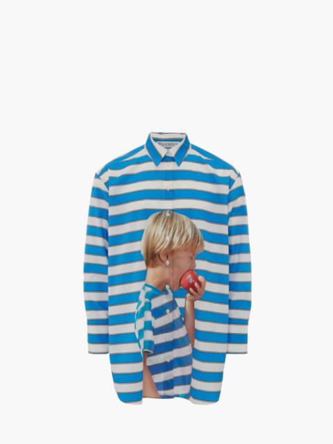 JW Anderson BOY WITH APPLE PRINTED OVERSIZED SHIRT