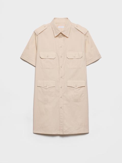 Prada Short-sleeved cotton shirt