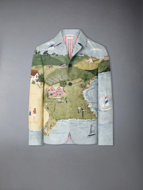 Thom Browne NANTUCKET SCENIC UNCONSTRUCTED SPORTCOAT