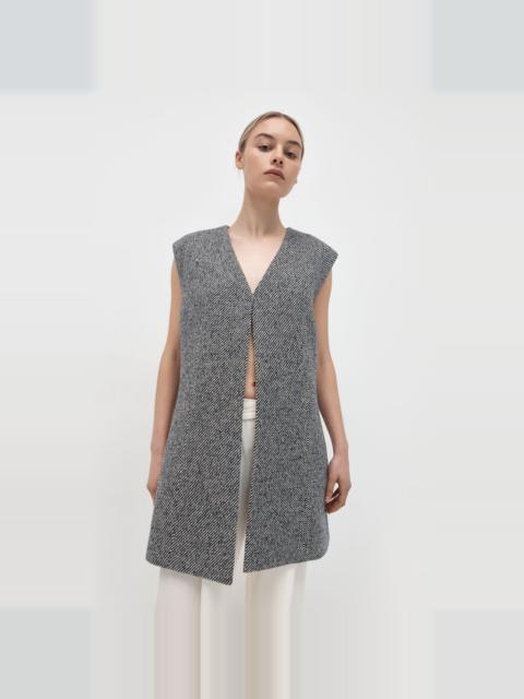 ST. AGNI Twill Vest - Ink Twill