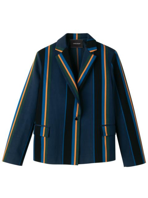 Longchamp Fall-Winter 2023 Collection Jacket Cobalt - OTHER