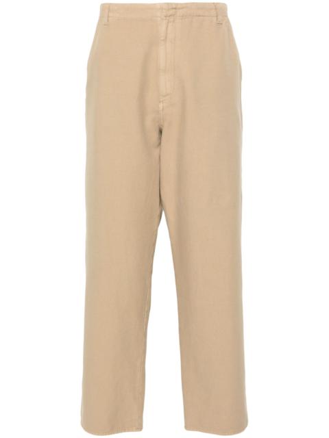 The Row Neutral Marlon Straight-Leg Trousers