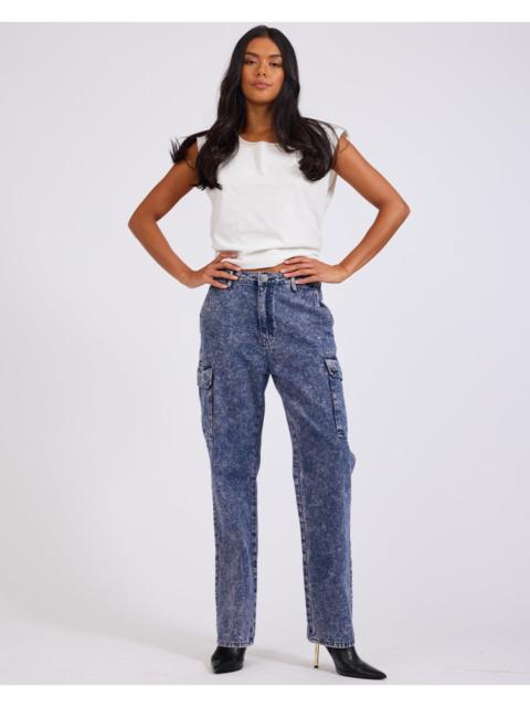 ONE TEASPOON Cargo Motion Denim Jeans - Purple