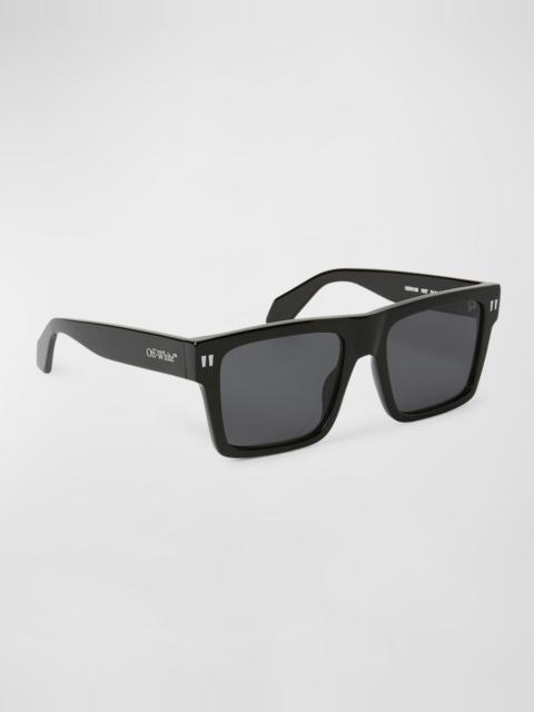Off-White Men's Lawton Acetate Square Sunglasses