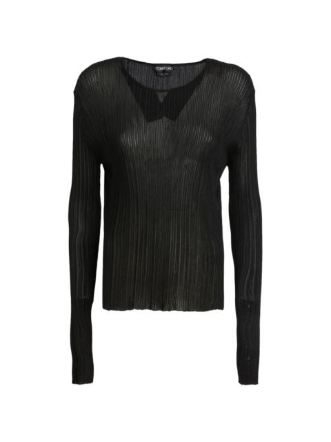 crew-neck jumper