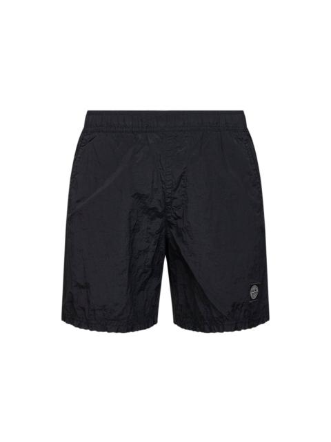 Stone Island Black Nylon Metal swim shorts