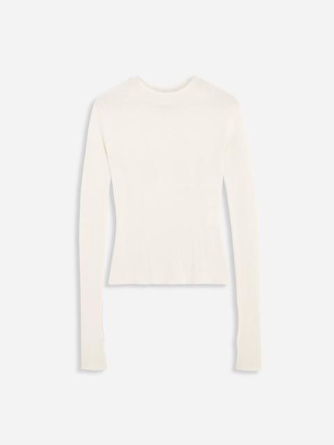 Lanvin CASHMERE AND SILK LONG-SLEEVE TOP