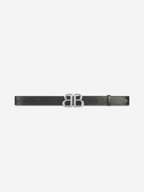 BALENCIAGA Men's Hacker Bb Large Belt in Black