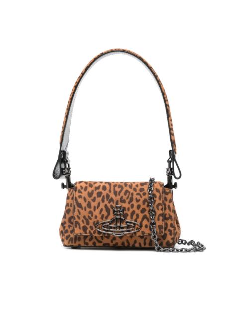 Vivienne Westwood Linda Orb-embellished leopard-print tote bag