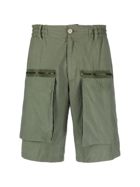 zip-pocket cargo shorts
