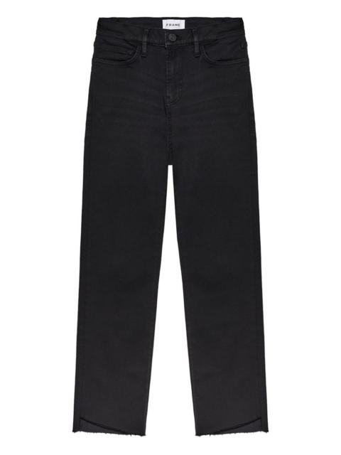 FRAME frayed-hem jeans