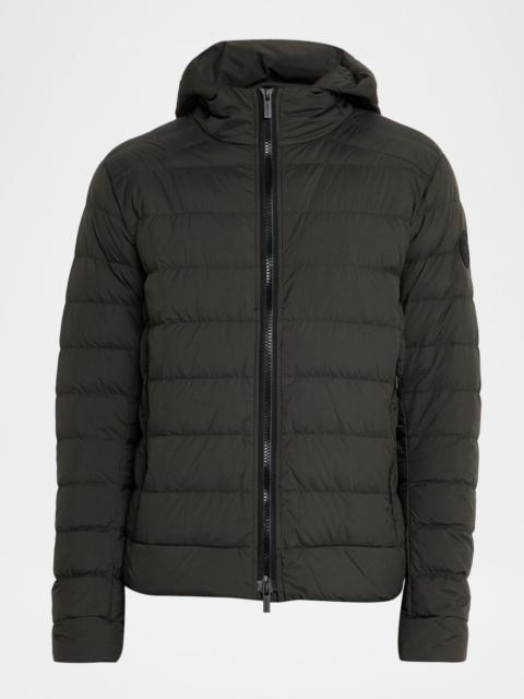 Canada Goose Men's Crofton Packable Quilted Matte Ripstop Hoodie
